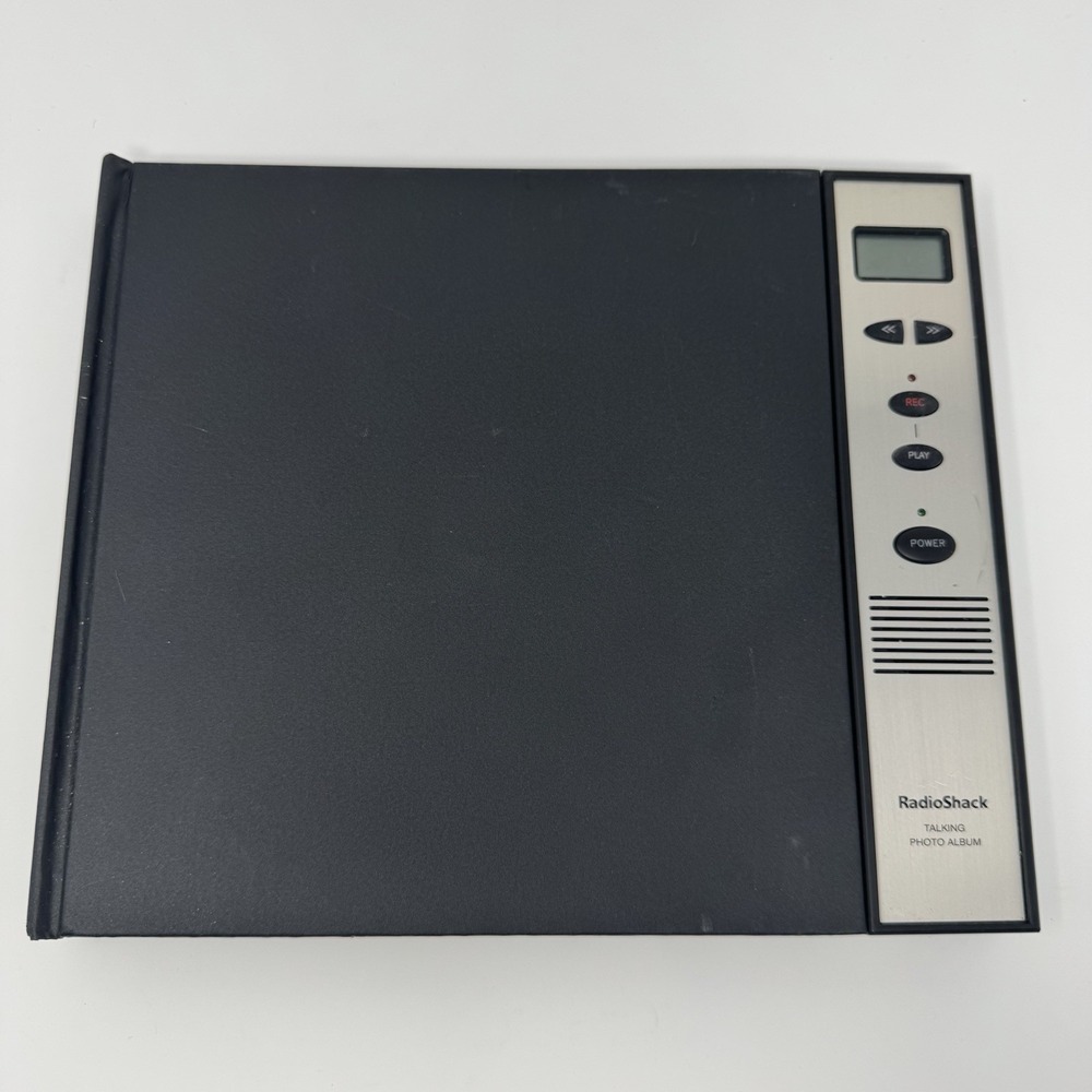 Recording Talking Photo Album 20 Pgs  RadioShack Gift Item Memory 3x5 4x6 5x7 in